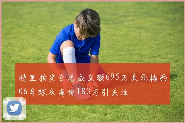 特里拍卖会总成交额695万美元梅西06年球衣高价183万引关注